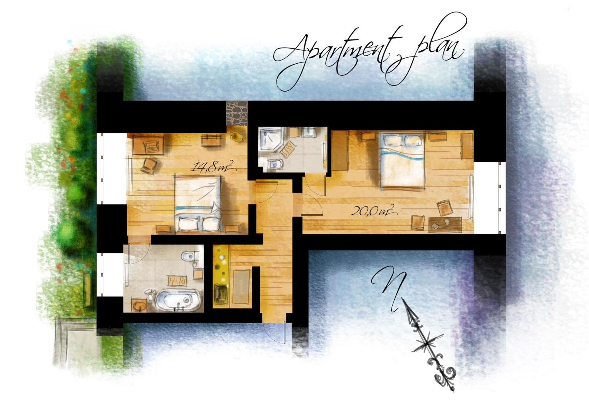 Maciejowiec Castle Hill Apartment I Bagian luar foto